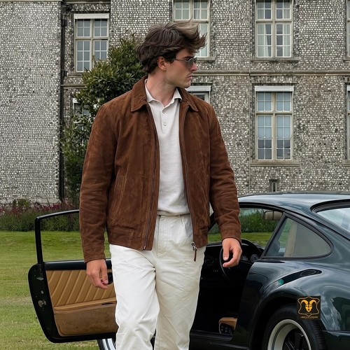 Men brown exclusive - exclusive, goatskin